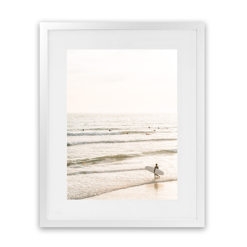 Shop Going Surfing Photo Art Print-Coastal, Neutrals, Photography, Portrait, View All-framed poster wall decor artwork