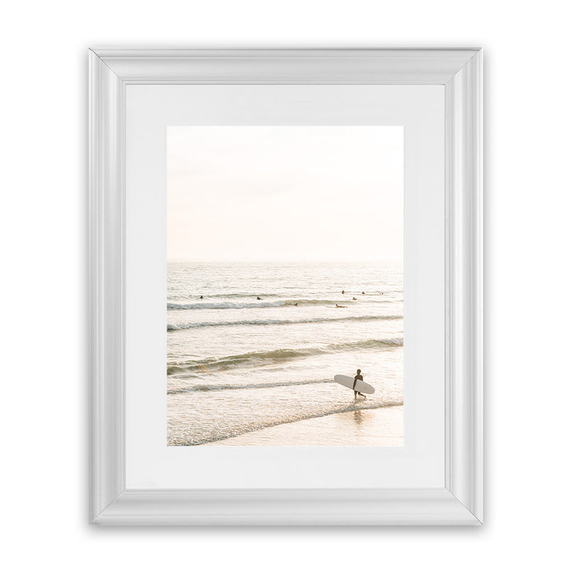 Shop Going Surfing Photo Art Print-Coastal, Neutrals, Photography, Portrait, View All-framed poster wall decor artwork