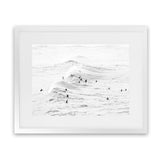 Shop Surf Swell B&W Photo Art Print-Coastal, Landscape, Photography, View All, White-framed poster wall decor artwork