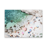 Shop Salento Beach Day I Photo Canvas Art Print-Amalfi Coast Italy, Coastal, Green, Landscape, Photography, Photography Canvas Prints, Tropical, View All-framed wall decor artwork