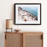 Shop Sunbaking In Salento Photo Art Print-Amalfi Coast Italy, Blue, Landscape, Neutrals, Photography, Tropical, View All-framed poster wall decor artwork