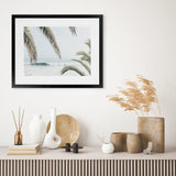 Shop Swaying Palms Photo Art Print-Blue, Coastal, Green, Landscape, Photography, Tropical, View All-framed poster wall decor artwork