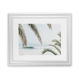 Shop Swaying Palms Photo Art Print-Blue, Coastal, Green, Landscape, Photography, Tropical, View All-framed poster wall decor artwork