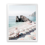 Shop Monterosso Italy II Photo Art Print-Amalfi Coast Italy, Blue, Coastal, Green, Photography, Portrait, Tropical, View All-framed poster wall decor artwork
