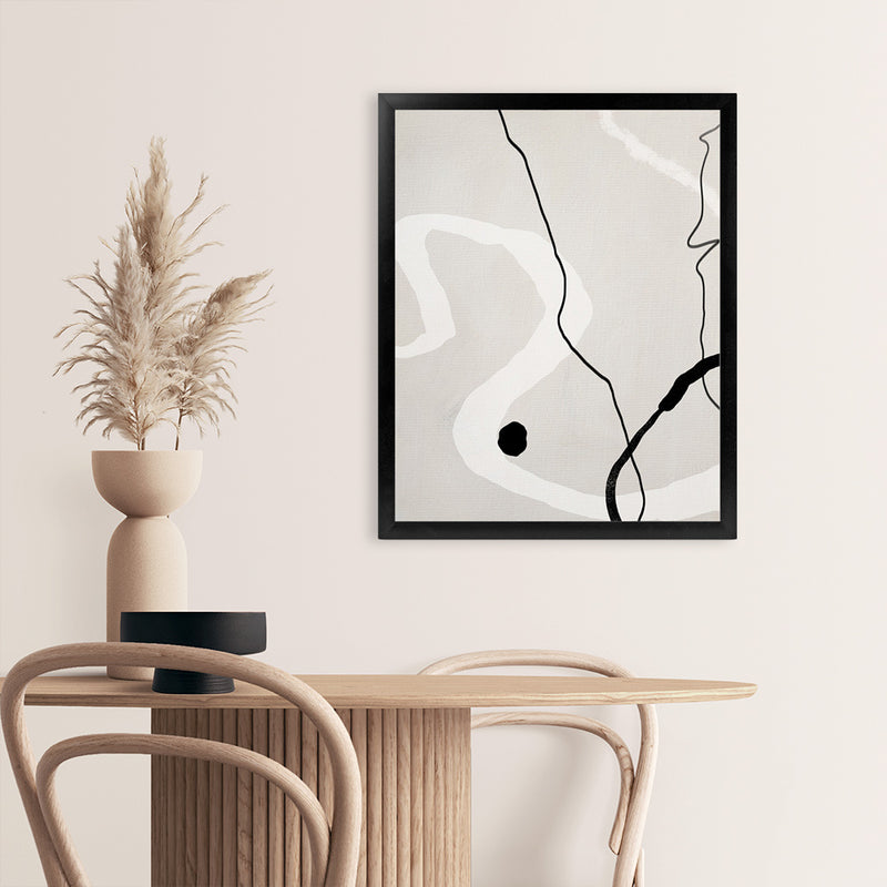 Shop Abstract Forms I Art Print-Abstract, Boho, Neutrals, Portrait, View All-framed painted poster wall decor artwork