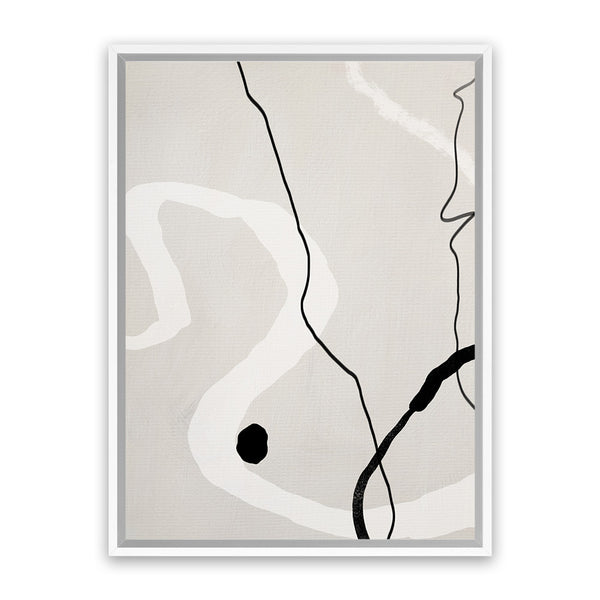 Shop Abstract Forms I Canvas Art Print-Abstract, Boho, Neutrals, Portrait, View All-framed wall decor artwork
