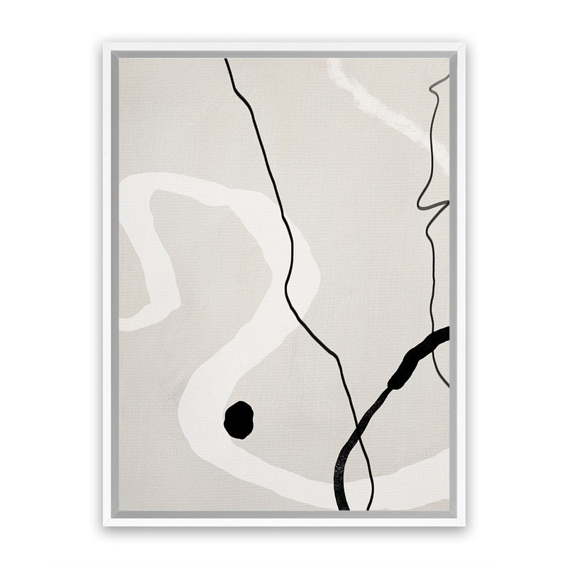 Shop Abstract Forms I Canvas Art Print-Abstract, Boho, Neutrals, Portrait, View All-framed wall decor artwork