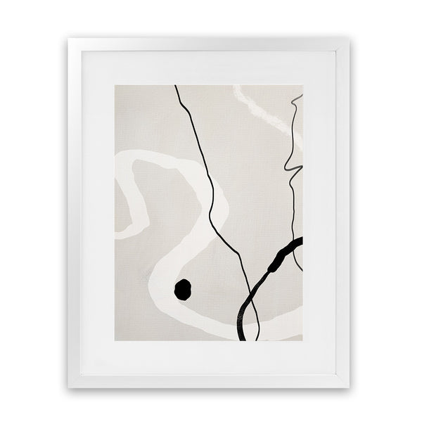 Shop Abstract Forms I Art Print-Abstract, Boho, Neutrals, Portrait, View All-framed painted poster wall decor artwork
