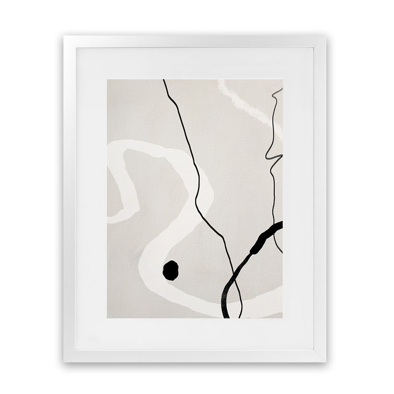Shop Abstract Forms I Art Print-Abstract, Boho, Neutrals, Portrait, View All-framed painted poster wall decor artwork
