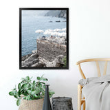 Shop La Dolce Vita II Photo Art Print-Amalfi Coast Italy, Blue, Coastal, Photography, Portrait, View All-framed poster wall decor artwork