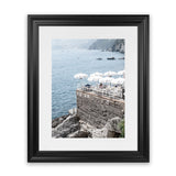 Shop La Dolce Vita II Photo Art Print-Amalfi Coast Italy, Blue, Coastal, Photography, Portrait, View All-framed poster wall decor artwork