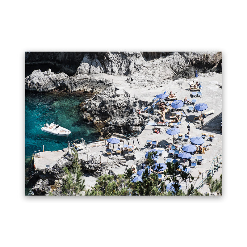 Shop Da Luigi I Photo Canvas Art Print-Amalfi Coast Italy, Blue, Coastal, Green, Landscape, Photography, Photography Canvas Prints, View All-framed wall decor artwork