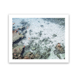 Shop Swimming In Puglia Photo Art Print-Amalfi Coast Italy, Blue, Coastal, Green, Landscape, Photography, Tropical, View All-framed poster wall decor artwork