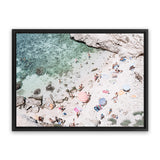 Shop Salento Beach Day III Photo Canvas Art Print-Amalfi Coast Italy, Blue, Coastal, Green, Landscape, Photography, Photography Canvas Prints, View All-framed wall decor artwork
