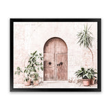 Shop Pink Villa Photo Art Print-Boho, Coastal, Landscape, Moroccan Days, Photography, Pink, View All-framed poster wall decor artwork