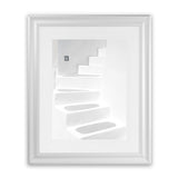 Shop Santorini White Steps I Photo Art Print-Coastal, Greece, Photography, Portrait, View All, White-framed poster wall decor artwork