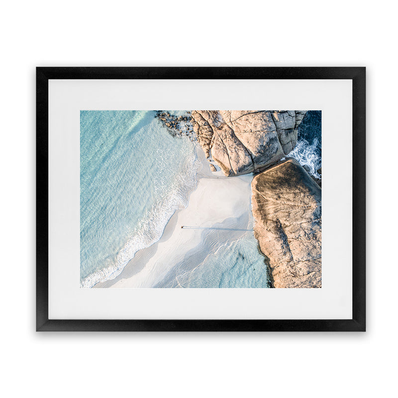 Shop Low Tide Photo Art Print-Blue, Brown, Coastal, Green, Photography, View All-framed poster wall decor artwork
