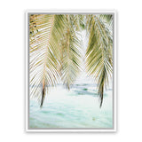 Shop Palm Shade Photo Canvas Art Print-Boho, Coastal, Green, Photography, Photography Canvas Prints, Portrait, Tropical, View All-framed wall decor artwork