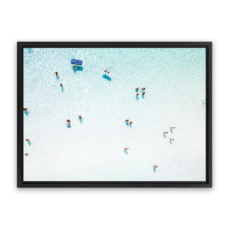 Shop Ocean Play Photo Canvas Art Print-Amalfi Coast Italy, Blue, Coastal, Green, People, Photography, Photography Canvas Prints, Tropical, View All-framed wall decor artwork