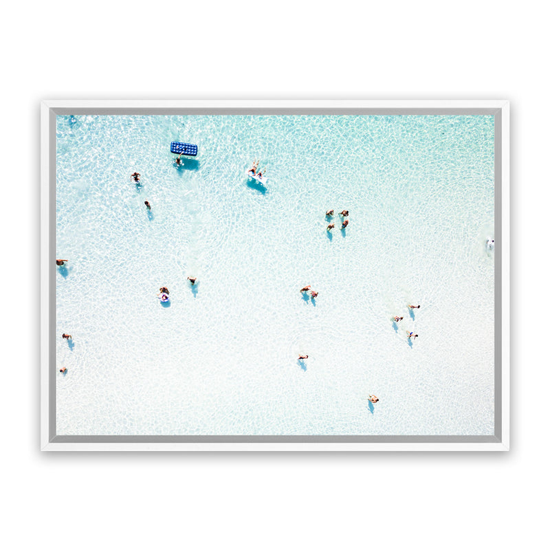 Shop Ocean Play Photo Canvas Art Print-Amalfi Coast Italy, Blue, Coastal, Green, People, Photography, Photography Canvas Prints, Tropical, View All-framed wall decor artwork