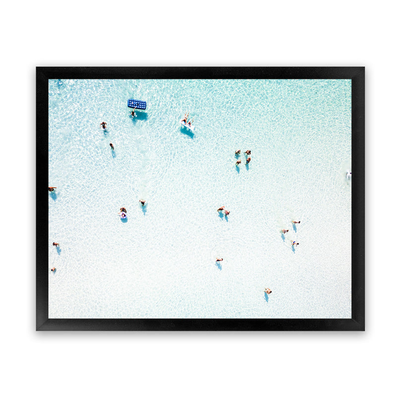 Shop Ocean Play Photo Art Print-Amalfi Coast Italy, Blue, Coastal, Green, People, Photography, Tropical, View All-framed poster wall decor artwork