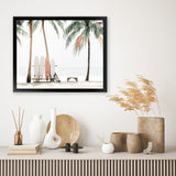 Shop Aloha Surf Photo Art Print-Boho, Coastal, Green, Landscape, Photography, Tropical, View All-framed poster wall decor artwork