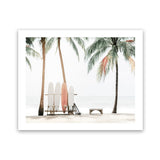 Shop Aloha Surf Photo Art Print-Boho, Coastal, Green, Landscape, Photography, Tropical, View All-framed poster wall decor artwork