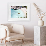 Shop Island Bay Photo Art Print-Blue, Coastal, Landscape, Photography, View All-framed poster wall decor artwork