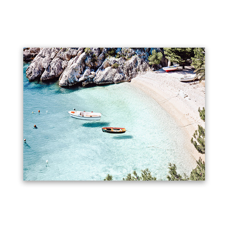 Shop Island Bay Photo Canvas Art Print-Amalfi Coast Italy, Blue, Coastal, Landscape, Photography, Photography Canvas Prints, View All-framed wall decor artwork