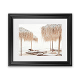 Shop Palm Parasols Photo Art Print-Amalfi Coast Italy, Brown, Coastal, Greece, Landscape, Photography, Tropical, View All-framed poster wall decor artwork