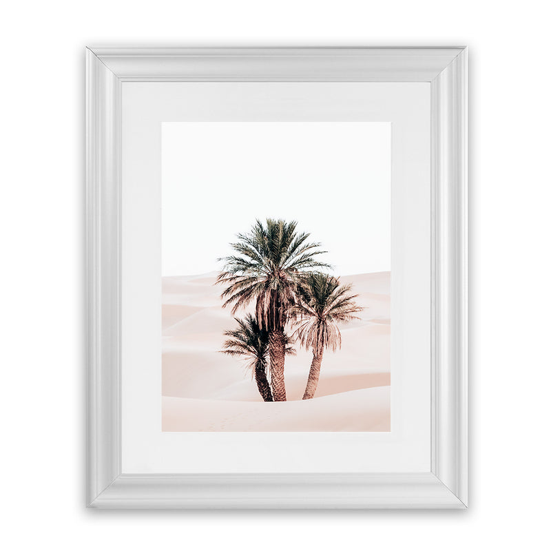 Shop Desert Palms II Photo Art Print-Moroccan Days, Neutrals, Photography, Pink, Portrait, Tropical, View All-framed poster wall decor artwork