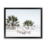 Shop Sun Terrace I Photo Art Print-Amalfi Coast Italy, Coastal, Green, Landscape, Photography, Tropical, View All, White-framed poster wall decor artwork