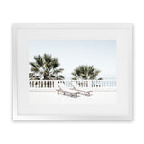 Shop Sun Terrace I Photo Art Print-Amalfi Coast Italy, Coastal, Green, Landscape, Photography, Tropical, View All, White-framed poster wall decor artwork