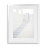 Shop Oia White Steps I Photo Art Print-Greece, Photography, Portrait, Rectangle, View All, White-framed poster wall decor artwork