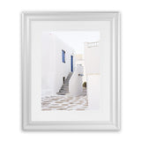 Shop Mykonos Town Photo Art Print-Coastal, Greece, Photography, Portrait, View All, White-framed poster wall decor artwork