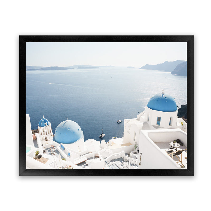 Shop Aegean Vista I Photo Art Print-Blue, Coastal, Greece, Landscape, Photography, View All-framed poster wall decor artwork