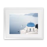 Shop Aegean Vista II Photo Art Print-Blue, Coastal, Greece, Landscape, Photography, View All-framed poster wall decor artwork