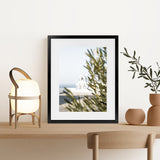 Shop Olive Branch View Photo Art Print-Botanicals, Coastal, Greece, Green, Photography, Portrait, View All-framed poster wall decor artwork