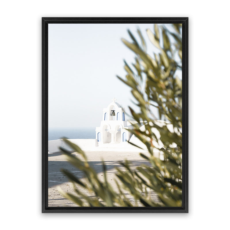 Shop Olive Branch View Photo Canvas Art Print-Botanicals, Coastal, Greece, Green, Photography, Photography Canvas Prints, Portrait, View All-framed wall decor artwork