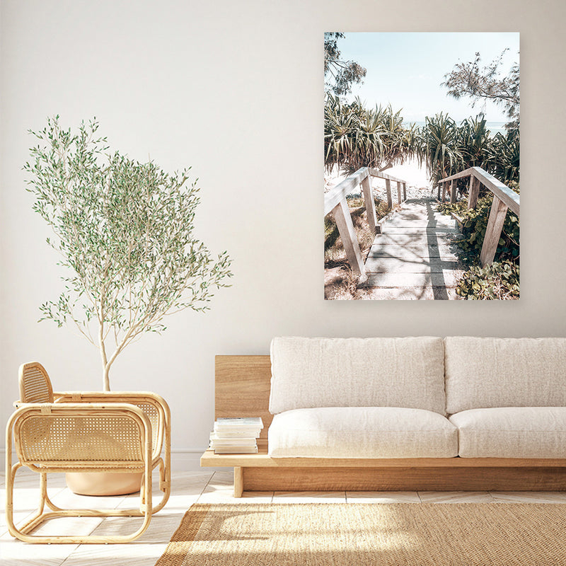 Buy Byron Bay Stairs Photo Canvas Art Print | The Print Emporium®