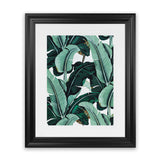 Shop Banana Palms Art Print-Botanicals, Green, Hamptons, Portrait, Tropical, View All-framed painted poster wall decor artwork