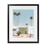 Shop Palm Springs Doorway 1 Art Print-Blue, Coastal, Green, Portrait, Rectangle, Tropical, View All-framed painted poster wall decor artwork