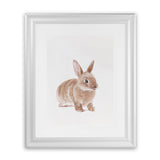 Shop Baby Rabbit Art Print-Animals, Baby Nursery, Brown, Neutrals, Photography, Portrait, View All-framed painted poster wall decor artwork