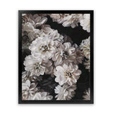 Shop Vintage Blooms Art Print-Black, Botanicals, Florals, Portrait, Rectangle, View All-framed painted poster wall decor artwork