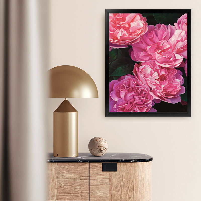 Shop Beautiful Blooms Art Print-Botanicals, Florals, Pink, Portrait, Rectangle, View All-framed painted poster wall decor artwork