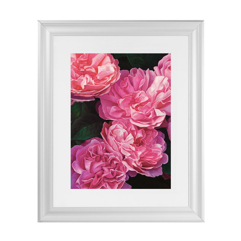 Shop Beautiful Blooms Art Print-Botanicals, Florals, Pink, Portrait, Rectangle, View All-framed painted poster wall decor artwork