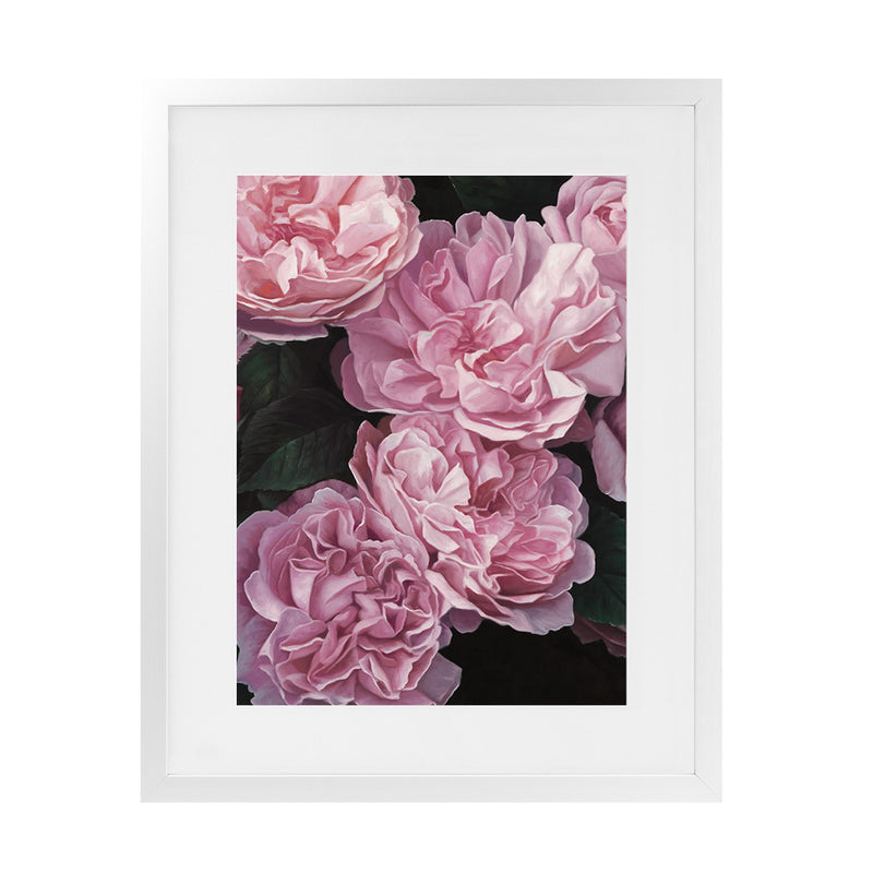 Shop Beautiful Blooms II Art Print-Botanicals, Florals, Pink, Portrait, Rectangle, View All-framed painted poster wall decor artwork