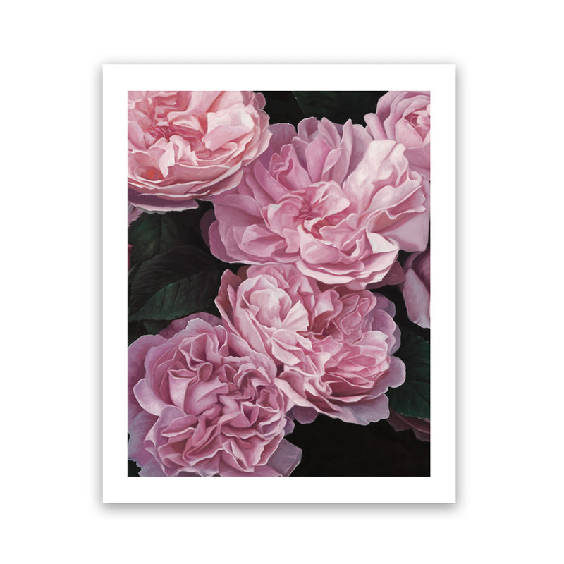 Shop Beautiful Blooms II Art Print-Botanicals, Florals, Pink, Portrait, Rectangle, View All-framed painted poster wall decor artwork