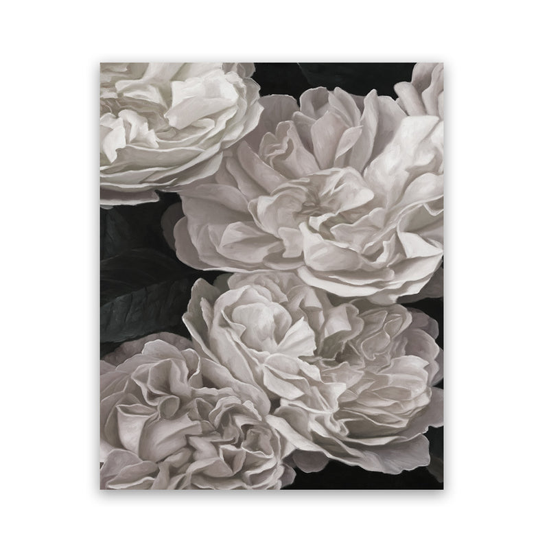 Shop Beautiful Blooms III Art Print-Botanicals, Florals, Portrait, Rectangle, View All, White-framed painted poster wall decor artwork