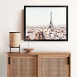 Shop Paris Skyline Photo Art Print-Horizontal, Landscape, Neutrals, Photography, Rectangle, Scandinavian, View All-framed poster wall decor artwork